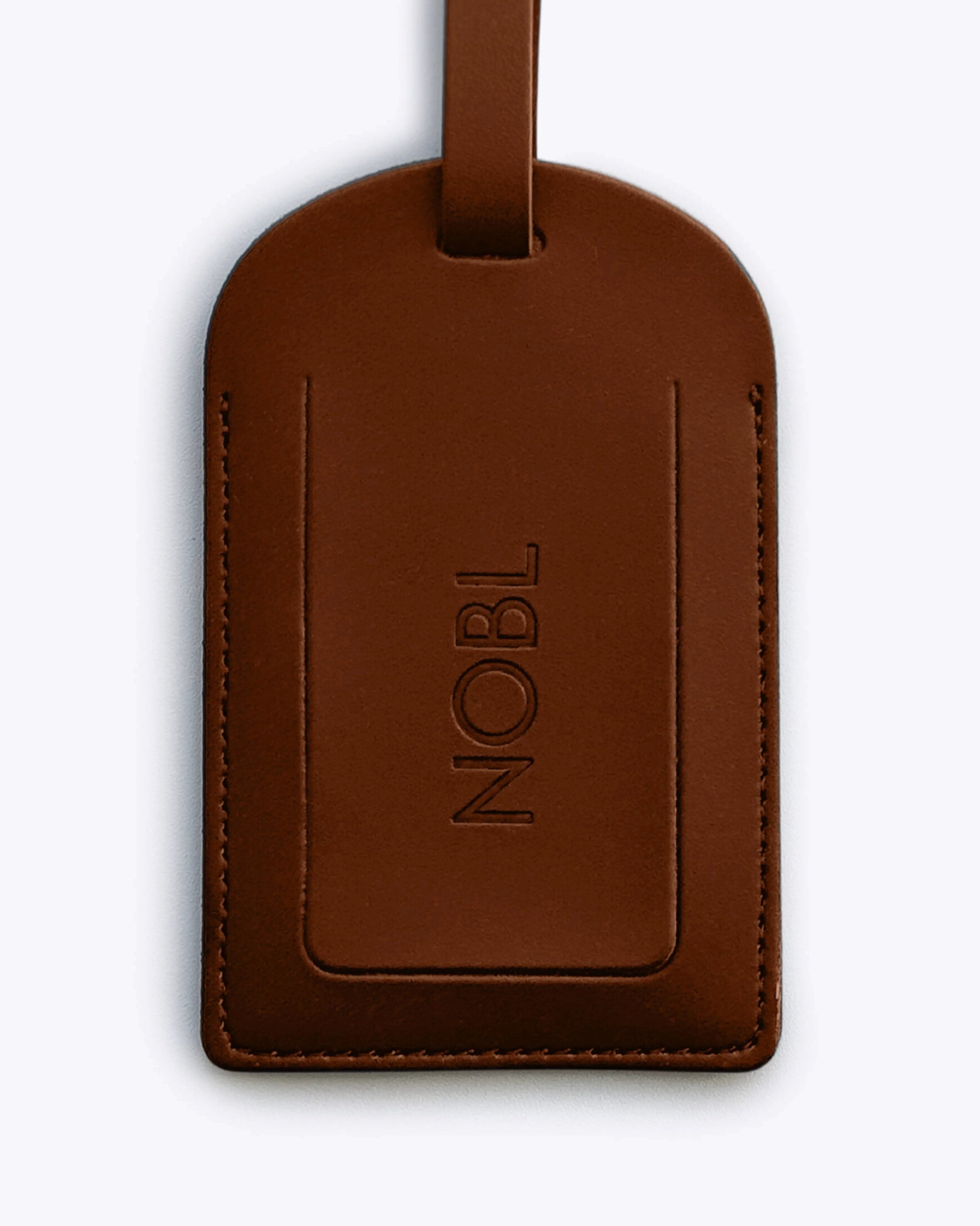 Leather Luggage Tag — Voyager Elite