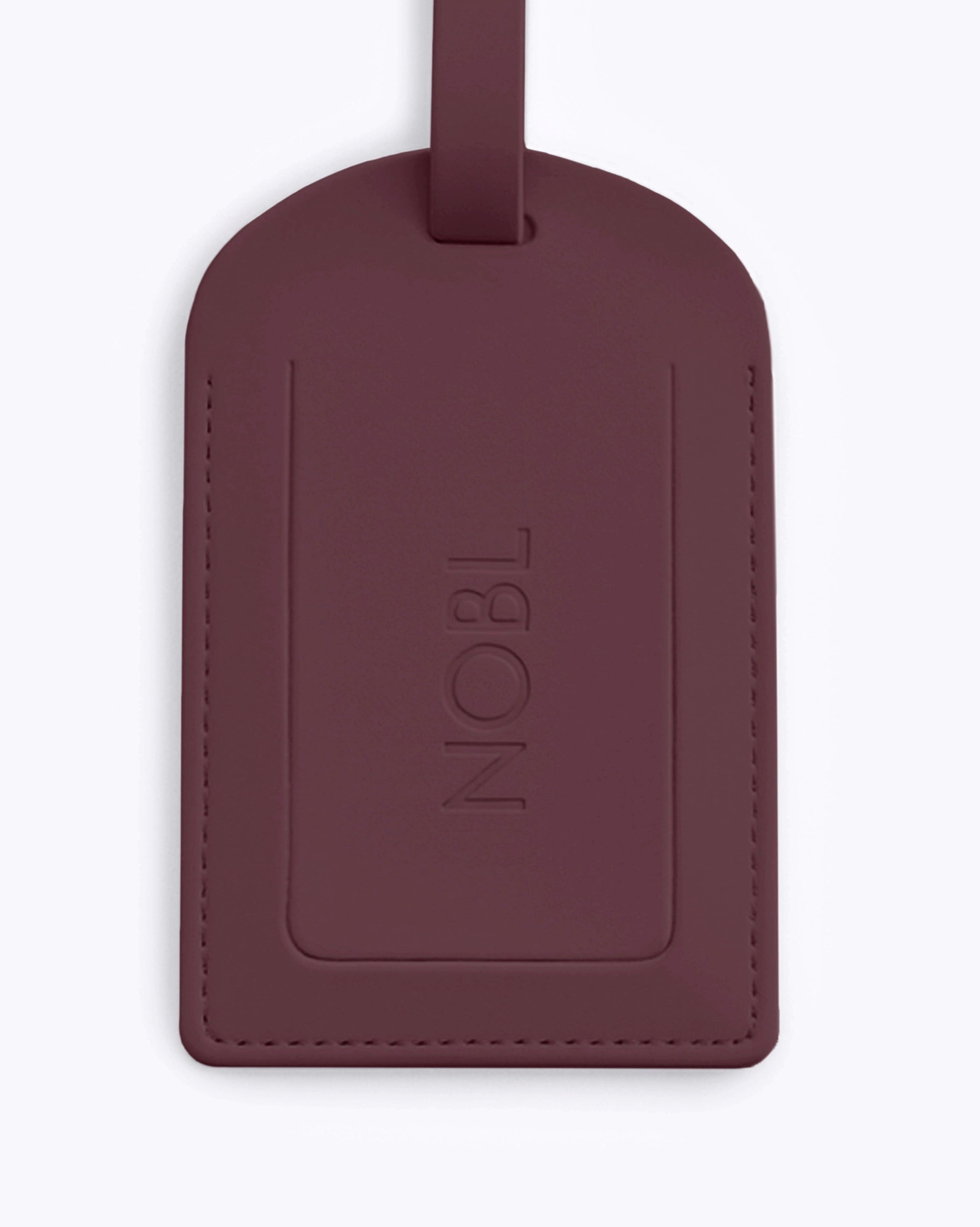 Leather Luggage Tag — Voyager Elite